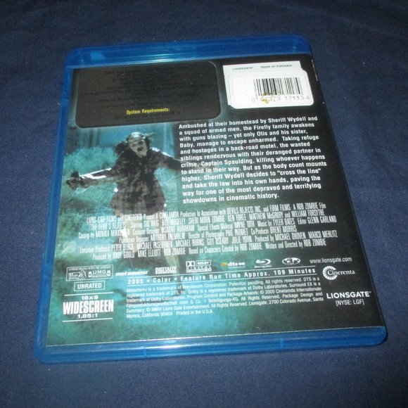 The Devils Rejects (Blu-ray Disc, 2006, Canadian) - Picture 3 of 3